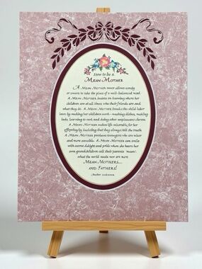 Vintage 8x10 Double Matted, Unframed, Fine Art Print Poems. 1970’s New Old Stock
